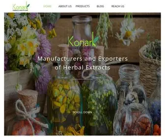 Konarkherbals.com(Konarkherbals) Screenshot