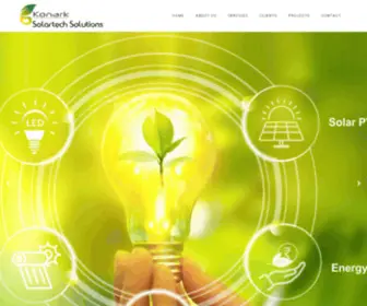 Konarksolartech.com(Konark Solartech Solutions) Screenshot