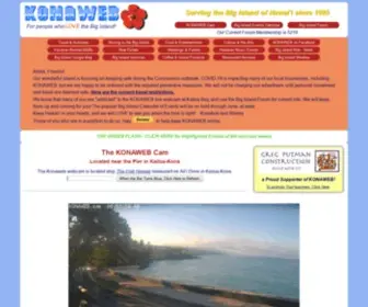 Konaweb.com(An Online Resource for the Big Island & Kona) Screenshot