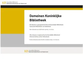 Konbib.nl(Koninklijke Bibliotheek) Screenshot