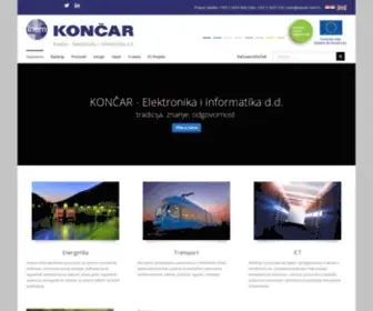 Koncar-Inem.hr(KONČAR) Screenshot