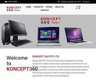 Koncept360Online.com(A progressive and innovative management consulting firm) Screenshot