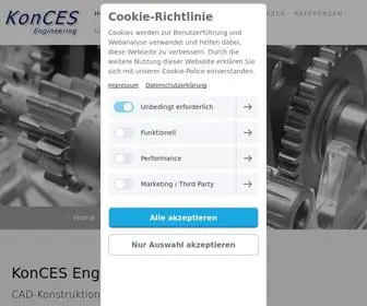 Konces-Engineering.de(KonCES Engineering GmbH) Screenshot
