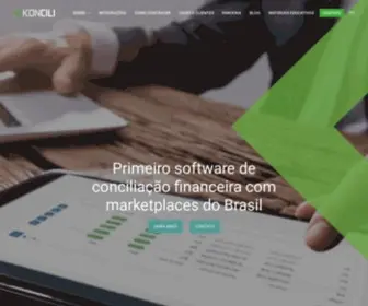 Koncili.com(Líder em conciliação de repasses dos marketplaces​) Screenshot