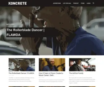 Koncrete.com(Koncrete, inc) Screenshot