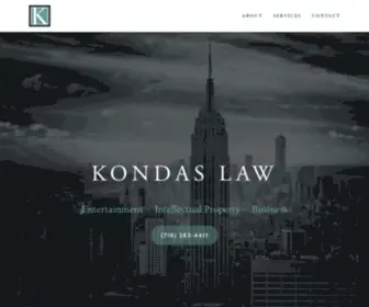 Kondaslaw.com(Kondas Law) Screenshot