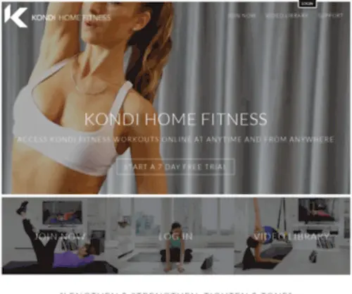 Kondihomefitness.com(Kondi Home Fitness) Screenshot