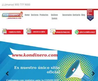 Kondinero.com(Financiera) Screenshot