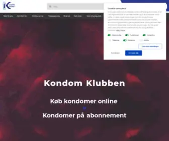 Kondomklubben.dk Screenshot