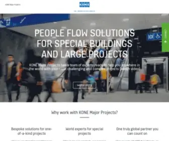 Kone-Major-Projects.com(Improving the Flow of Urban Life) Screenshot