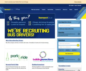 Konectbus.co.uk(Home : konectbus) Screenshot