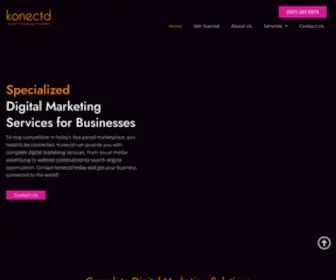 Konectd.com(A full) Screenshot