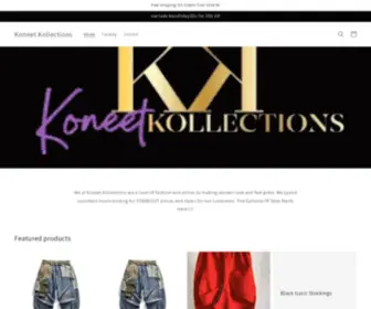 Koneetkollections.com(Koneet Kollections) Screenshot