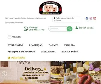 Konell.com.br(Delivery de Defumados e Carnes em Blumenau) Screenshot