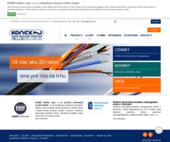 Konex.sk(KONEX elektro) Screenshot