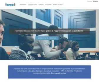 Konexio.eu(Les formations au numérique pour) Screenshot