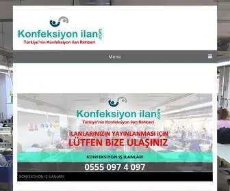 Konfeksiyonilan.com(Makinesi ilanlar) Screenshot