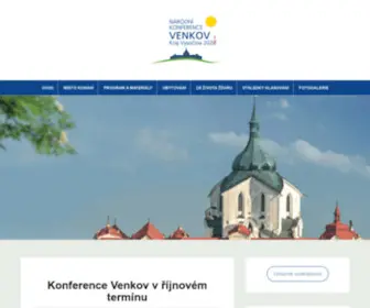 Konferencevenkov.cz(NÁRODNÍ KONFERENCE VENKOV 2020) Screenshot