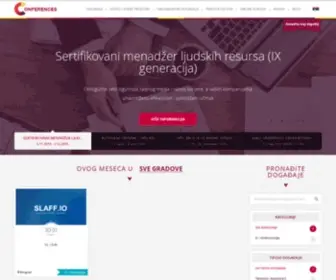 Konferencije.rs(Website maintenance) Screenshot