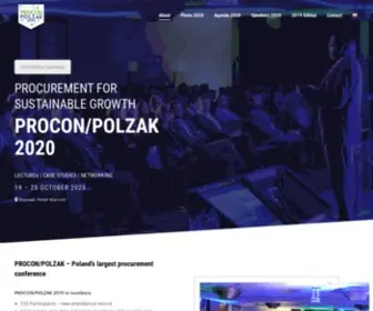 KonferencJa-Proconpolzak.pl(PROCON/POLZAK is the largest procurement conference in Poland) Screenshot