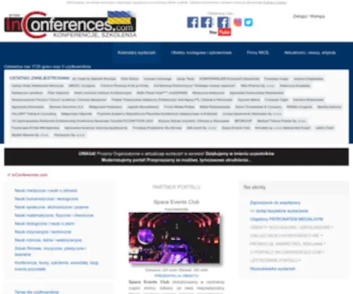 KonferencJemedyczne.info(Portal konferencyjny) Screenshot