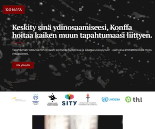 Konffa.fi(Täyden palvelun kongressi) Screenshot