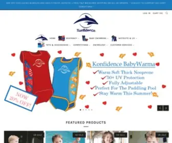 Konfidence.co.uk(Baby and Children's Swimwear & Swimsuits) Screenshot
