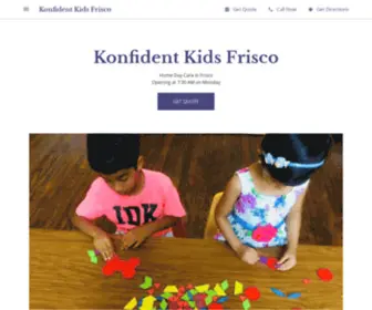 Konfidentkidsfrisco.com(Konfident Kids Frisco) Screenshot