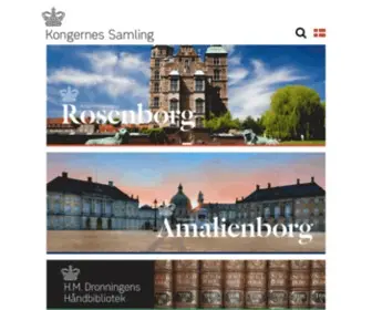 Kongernessamling.dk(Kongernes Samling) Screenshot