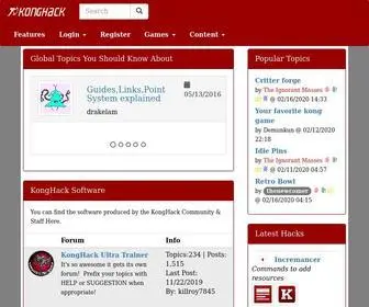 Konghack.com(More Than Just A Crime) Screenshot