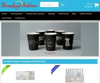 Kongkowsablon.com(Sablon Gelas) Screenshot