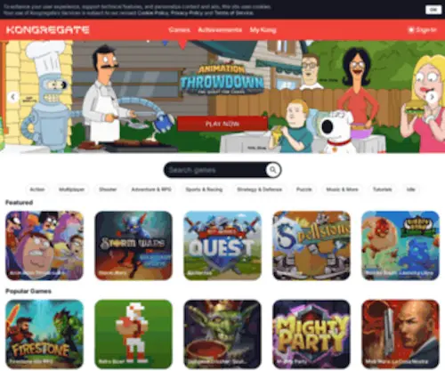 Kongregate.com(Discover and Play Free Online Games on Kongregate) Screenshot