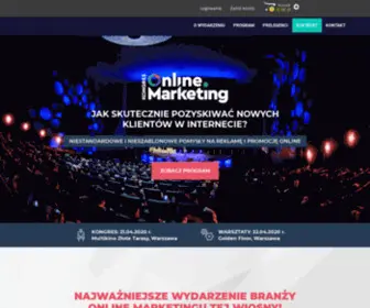 Kongres-Online.pl(Kongres Online Marketing) Screenshot