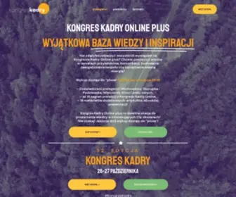 Kongreskadry.pl(O Kongresie) Screenshot