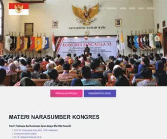 Kongrespancasila.com(KONGRES PANCASILA XI) Screenshot