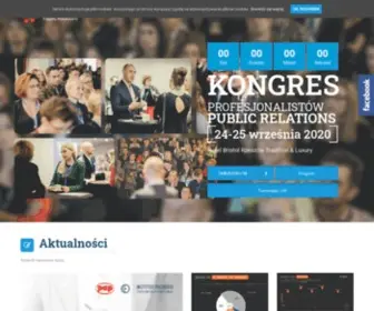 Kongresprofesjonalistow.pl(Kongres Profesjonalistów Public Relations) Screenshot