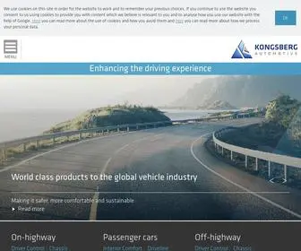 Kongsbergautomotive.com(Kongsberg Automotive) Screenshot