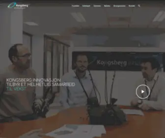 Kongsberginnovasjon.no(Siden 2003 har vi bidratt til utvikling og vekst for nye og eksisterende teknologiselskaper) Screenshot