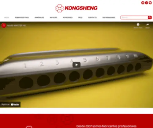 Kongshengarmonicas.com(Inicio) Screenshot