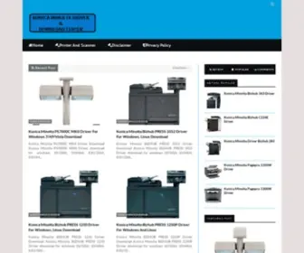 Konicaminolta-Driver.com(KONICA MINOLTA DRIVERS) Screenshot