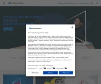 Konicaminolta.cz(KONICA MINOLTA) Screenshot