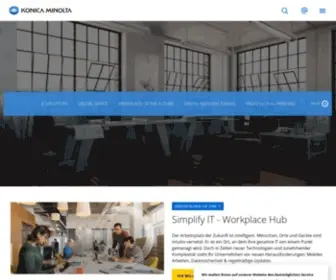 Konicaminolta.de(Konica Minolta Deutschland) Screenshot
