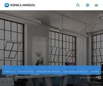 Konicaminolta.es(Konica Minolta Business Solutions Spain) Screenshot