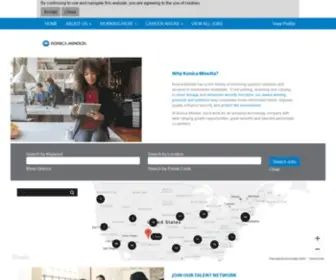 Konicaminoltaus.jobs(Konica Minolta Business Solutions) Screenshot