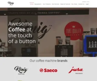 Konigcoffee.com(Konig Coffee) Screenshot