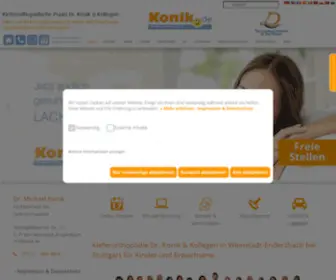 Konik.de(Kieferorthopäde Dr) Screenshot