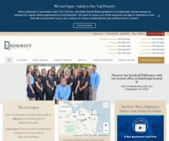 Konikoffdental.com(Dental Offices) Screenshot