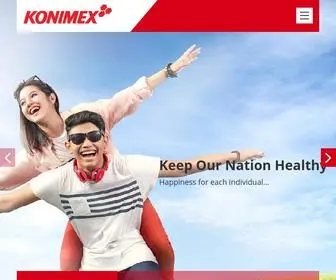 Konimex.com(Konimex Pharmaceutical Laboratories) Screenshot
