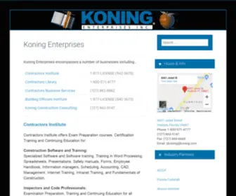 Koning.com(Koning Enterprises Inc) Screenshot