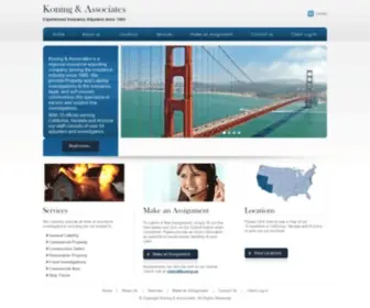 Koning.us(Koning Associates) Screenshot